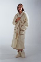 Merino wool soft feel dressing gown