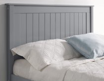 Boro Wooden low foot end bed frame in grey