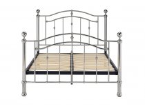 Porto Chrome and crystal metal bed