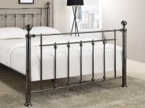 Skala Black Chrome and crystal metal bed